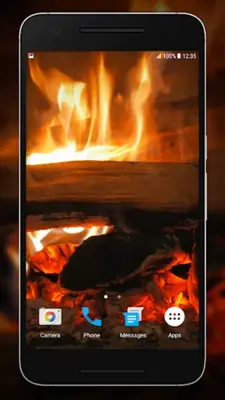 Fireplace Video Live Wallpaper android App screenshot 1